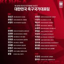 9월 친선경기 국가대표팀 및 올림픽 대표팀 명단 이미지