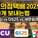 📦 편의점택배 싸게 보내는법 - CU, GS25, 세븐일레븐 비교 꿀팁 2025