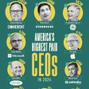 2024년 미국에서 가장 높은 연봉을 받는 CEO 이미지