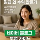 퇴근 후 짬 내서 월급 외 수익 만들기! 💖 2030 여성 맞춤 네이버 블로그 부업 가이드 📝