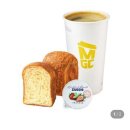 메가커피 버터버터 뜯어먹는 식빵(Hot)브런치세트 기프티콘 (5400원권) 이미지