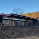 숲속의 돌담 이미지