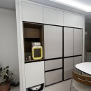 도도씽크 | [반셀프 인테리어 후기]6. 냉장고장 리폼 + 오븐 자리...예림 매트 크림화이트 | 예림 피넛오크 | 도도씽크