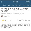 "건진법사, 김건희 관계 과시하며 민원 청탁" 이미지