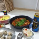 술안주추천 오돌뼈/통닭발+계란찜+주먹밥 크~~~