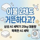 삼성화이트세탁소 | 장마철 빨래 쉰내 안녕! 삼성 AI 세탁기 25kg 화이트 WF25DG8650BW 대용량 이불 세탁 후기