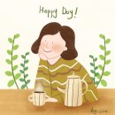 포근하고 따뜻한 일러스트 이미지