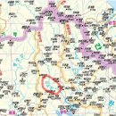 백운지맥 2구간(가리파고개~벼락바위봉~보름가리봉~백운산~오두봉~천등지맥분기봉~작은양아치) 이미지