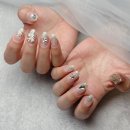 네일오브라 | 수지구청네일 네일오브윤용인 아트후기🤍🩵