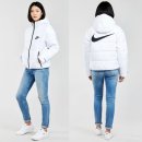 6996 | 나이키 써마핏 리펠 여자 오버핏 크롭 푸퍼 숏패딩 자켓 DJ6996-100