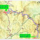 백두대간 진부령 표 이미지