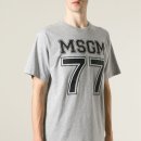 MSGM 77 자수 프린팅 티셔츠 (그레이) - 15SS MSGM 이미지