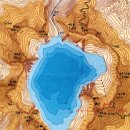 90. 백두산 화산, 백두산 천지, 백두산 지형, 산봉우리,백두산 천지 물의 원천,백두산 천지의 겨울 수면...