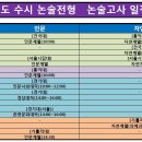 2018학년도 수시 논술전형 논술고사 일정(수능전) 이미지