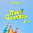 에이프릴(APRIL) Summer Special Album ‘Hello Summer’ _ COMING UP POSTER 이미지
