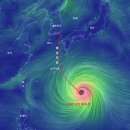 7일 오전 태풍 10호 북상 예정 이미지