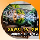 하이센스 | 85인치 TV 추천 하이센스 U8Q Mini-LED PRO 165Hz 주사율 후기