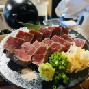 상수맛집 도라곤에서 짚불 와라야키랑 혼술 파티
