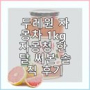 두레원 | 두레원 자몽차 1kg 자몽청 한 달 써본 솔직 후기