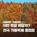 송가인공원 | 이번 주말 전국 가을축제 총집합 | 송가인·박명수·이연복 셰프도 출동!