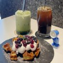 미사강변남로 | 미사역 카페 히든오아시스 크로플 맛집 후기 주차 애견동반 가능