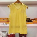 10-407 TS | [루이까스텔] 여성 봄 여름 골프웨어 전판 냉감 메쉬 소재 브이넥 민소매 조끼 티셔츠Y
