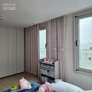 이원리버빌아파트 주차장 | 창원 북면 감계 포레힐데시앙 아파트, 안정감이 느껴지는 커튼 인테리어 시공후기 (데코인홈)