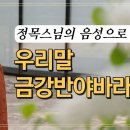 [경전낭독] 정목스님의 우리말 금강반야바라밀경 이미지