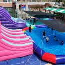 11260-2-10-8 | 광주 초등학교 2일 물놀이 행사 🌊 대형 워터슬라이드 2대 + 8M·10M 수영장 대여 후기 | 예스바운스