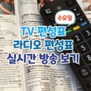 오늘 수요일 TV편성표와 라디오 편성표, 실시간(온에어 라이브)방송 보기