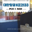 2133 | KE2133 김해-나고야 대한항공 탑승 후기 | 비상구석 좌석·기내식 솔직 리뷰