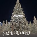 (12/19)크리스마스 미니트리 | 부산 빌라쥬드 아난티 화이트 크리스마스 트리