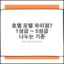 대지여인숙 | 호텔 모텔 차이점? 1성급 ~ 5성급 나누는 기준