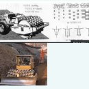 탬핑롤러....... 암석, 연약지반 다짐용입니다 이미지