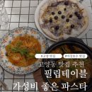 CU 고양동푸른마을점 | 고양동 맛집 냉면보다 싼 가성비 파스타 맛집 필립테이블 후기