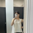 프로포션핏 | 제이드몽 • 볼륨나시탑 &amp; 팬츠(도브아이보리) • 세미 머메이드 스커트 차콜브라운 후기