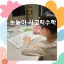 유아 ,예비초등 수학 지면 학습지 , 눈높이 사고력 수학 1단계 후기