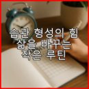2024년 새로운 시작 내 삶을 바꾸는 좋은 습관 만들기 | 습관 형성의 힘, 삶을 바꾸는 작은 루틴