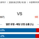 [프로토승부식101회차][⚾KBO] 08월27일 🔱KT위즈 vs 🐻두산베어스 이미지