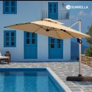 파라솔 | 테라스 그늘 고민 해결! 썬랠라 초대형 3m 파라솔 선택 후기