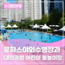 금강로하스산호빛공원 야외수영장 | 대전 금강 물놀이 명소! <로하스야외수영장>과 <대청공원 어린이 물놀이장>