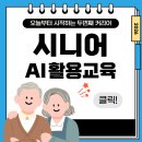 시니어IT직무교육 | 대전 시니어 전문 AI 교육! 인공지능으로 두 번째 커리어를 시작하세요