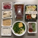 찬 | 송도반찬배달 맛집 정갈한찬 솔직후기ㅣ그릴드 시저 샐러드, 샤브샤브, 오징어미나리무침