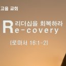 Recovery-Leadership(성경적인 리더십을 회복하라) 이미지