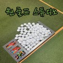 부산 금정구 골프 레슨 프라이빗하게 1:1레슨이 가능한 원골프스튜디오