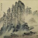 기암이 솟아오른 자연의 기세, 옥순봉 [ 玉筍峯 ] - 김홍도