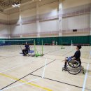 0701 월 맑음 장애인배드민턴 신인선수발굴 휠체어연습 전남선수 이미지