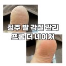 청주 봉명동 프롬 더 네이처 패디 플래닝 발 각질 제거