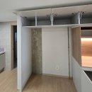 아르테자이아파트 | 안양냉장고장 아르테자이아파트 냉장고장 홈바장 맞춤설치 &lt;포그그레이&gt;