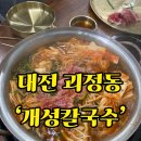 괴정로 | 대전 괴정동 ‘개성칼국수’ 손만두전골, 만두포장후기 내돈내산